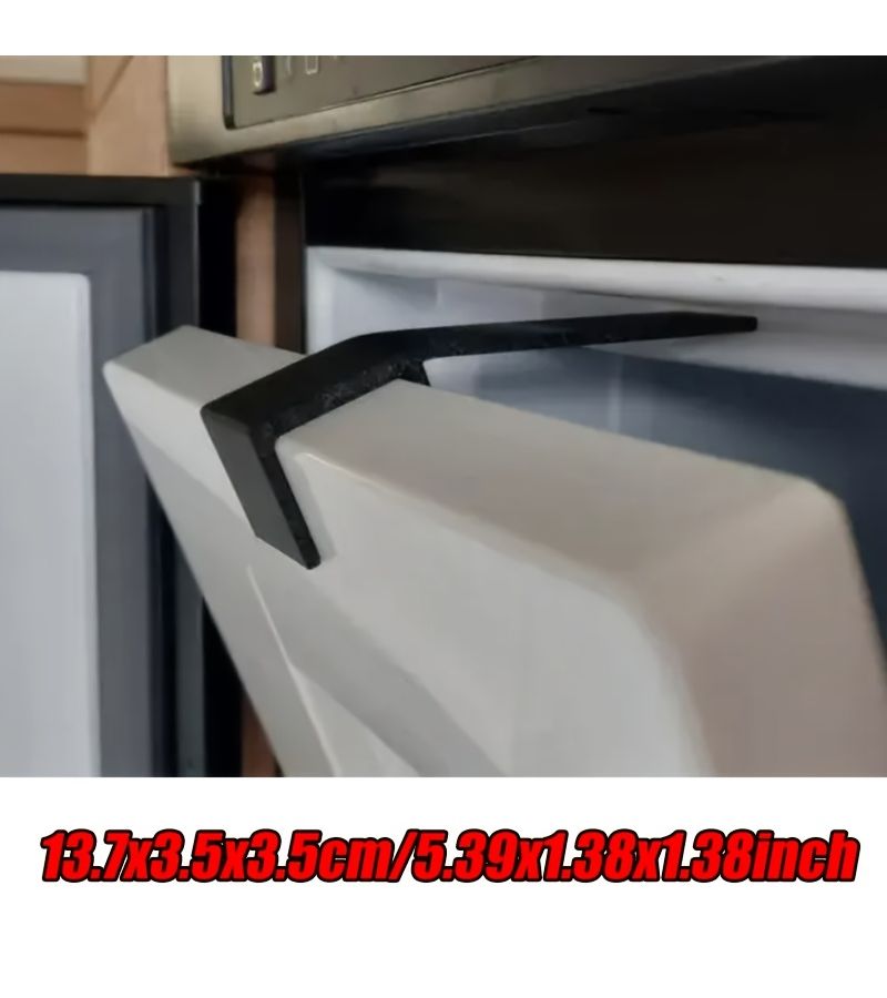 ماسورة باب الثلاجة السوداء الخاصة بالمركبات الترفيهية، تصميم مضغوط، سهلة التنظيف، شريط مانع للتسرب، مناسبة لمبرد السفر في الكارافان، أساسيات الهواء الطلق - Image 2