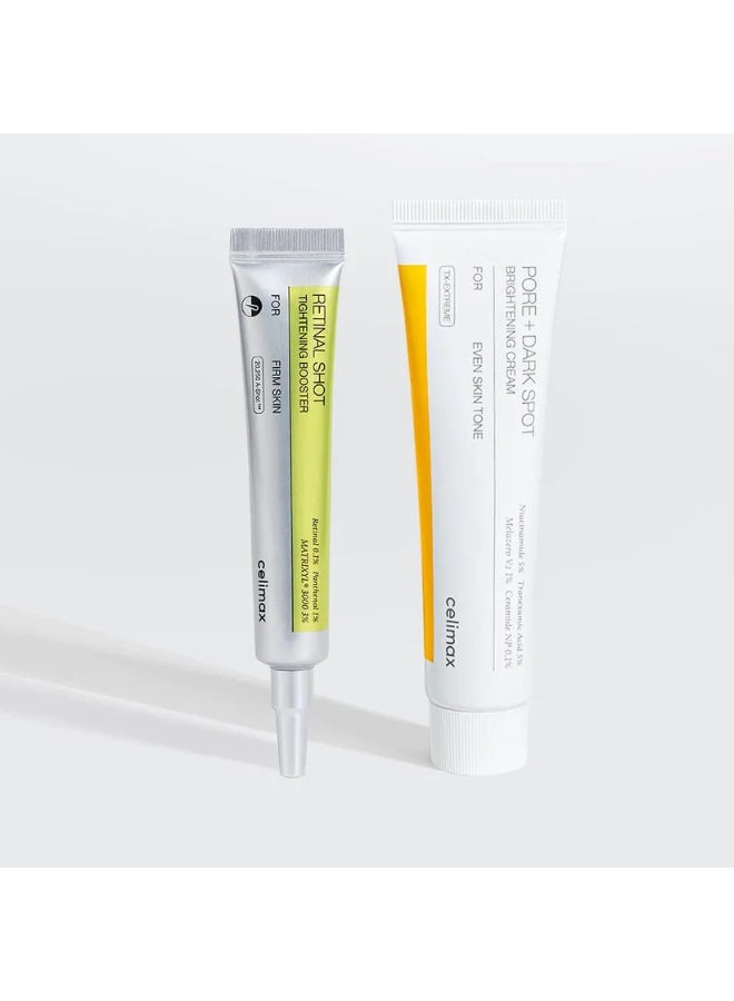 [Celimax] The Vita A Retinal Shot Booster & Pore+Dark Spot Brightening Cream Set