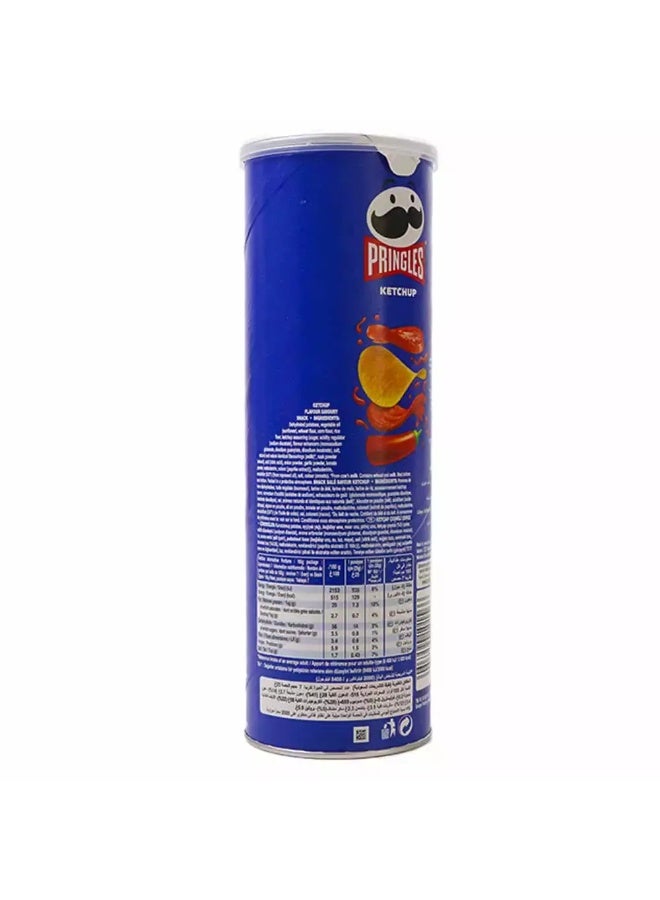 Pringles Pringles Potato Chips, Ketchup Flavor Enjoy Yor Company With Light Snacks 165g - Image 3