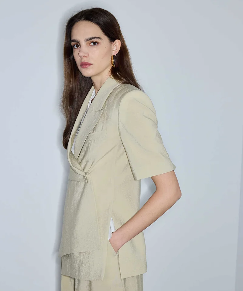 Ipekyol  Asymmetric Double-Breasted Blazer for Women | Best Price UAE