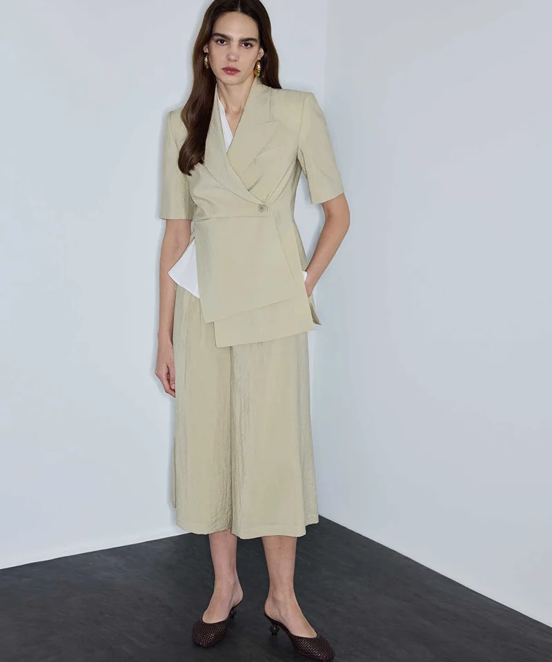 Ipekyol  Asymmetric Double-Breasted Blazer for Women | Best Price UAE