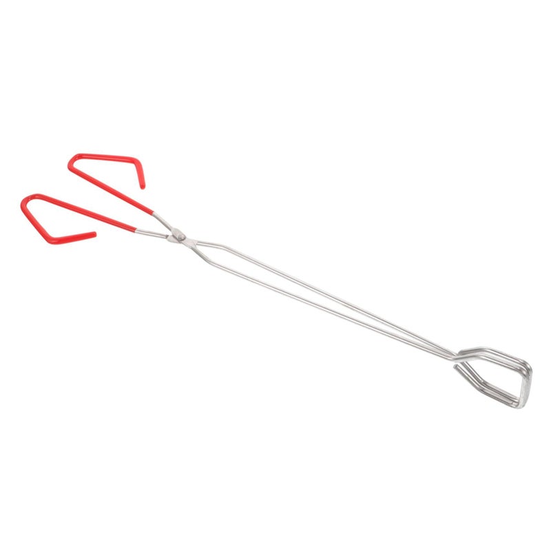 Extended Stainless Steel Fire Pit Tongs with Non Slip Handle for Camping Grill Fireplace - Image 2