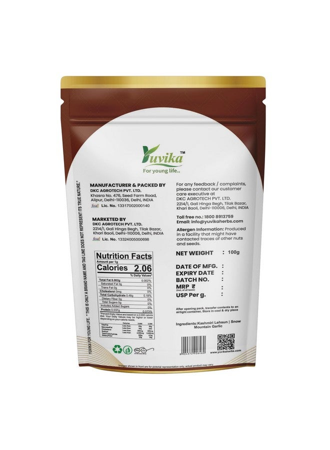 Yuvika Kashmiri Lehsun - Snow Mountain Garlic - Allium sativum - Lesun 100 Grams - Image 3