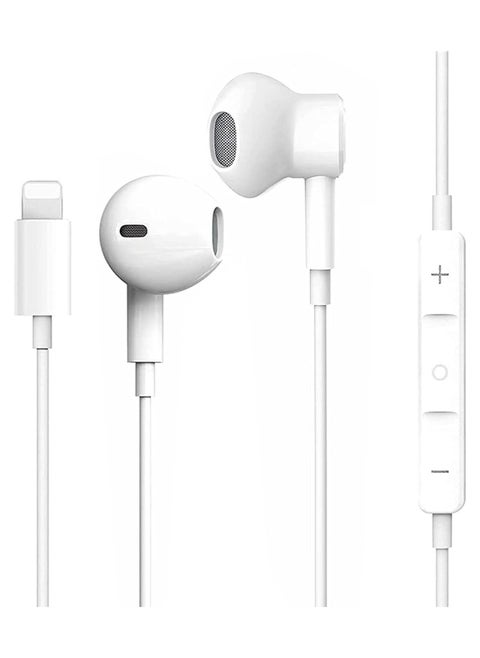 Lighting Earphones for iPhone, In Ear Headphones Wired Earbuds Headets Cable with Volume Control and Privode Mic/Phone Call Compatible with iPhone 13/12/11/X/XR/XS/7/8 Support All iOS Systems