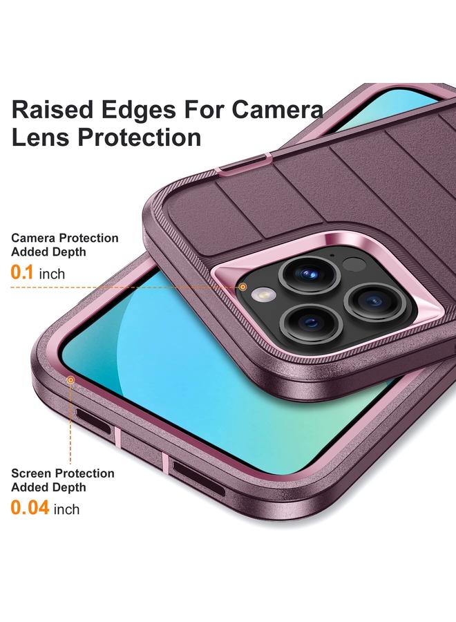 اس-توب جراب لهاتف iPhone 13 Pro Defender Gen2 مصنوع من مادة البولي كربونات المتينة + جراب هاتف من السيليكون مع حامل - Image 5