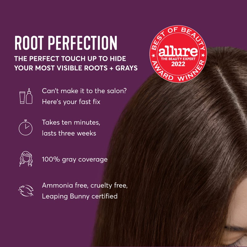 Madison Reed Root Perfection Permanent Root Touch Up, Medium Brown 6N Savoca, 10 Minutes for 100% Gray Root Coverage, Ammonia-Free Hair Dye, Two Applications - Image 4