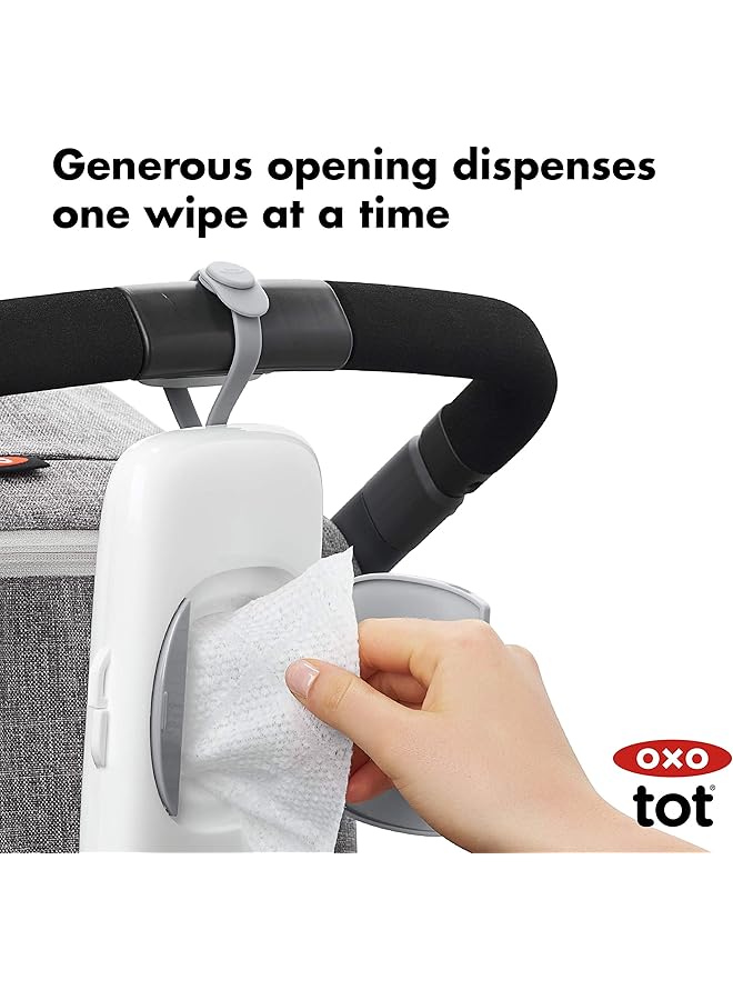 أوكسو موزع مناديل Tot On The Go باللون الرمادي - Image 3