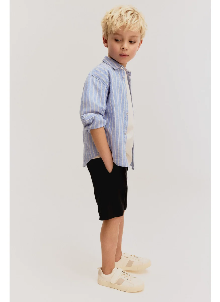 H&M Linen-Blend Shorts