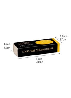 Generic 3-Pack White Shoes Cleaning Tools Suede Shoe Brush Suede Shoe Decontamination Eraser (White)  - Image 3