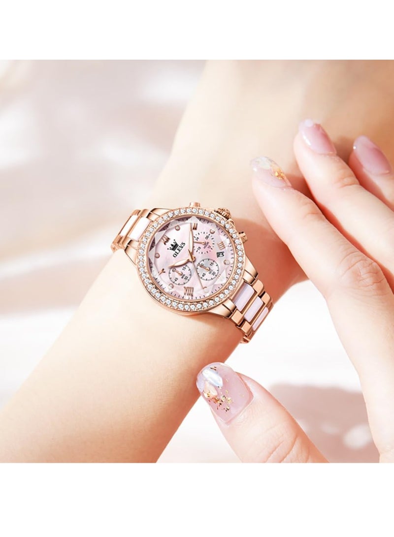 ساعة OLEVS كوارتز سيراميك نسائية 9999 - view 2