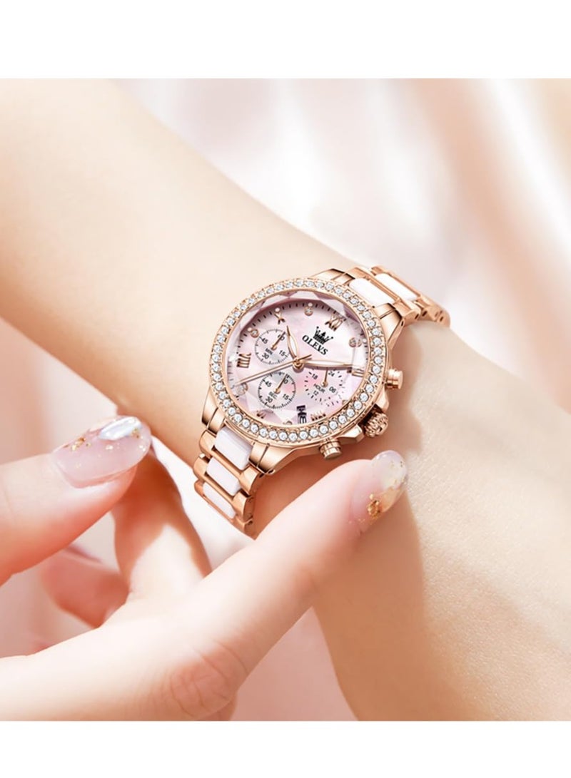 ساعة OLEVS كوارتز سيراميك نسائية 9999 - view 3
