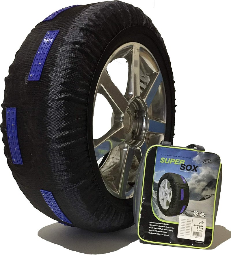 SCC S38 SuperSox Tire Traction with Reinforced Studded Urethane Pads - Image 1