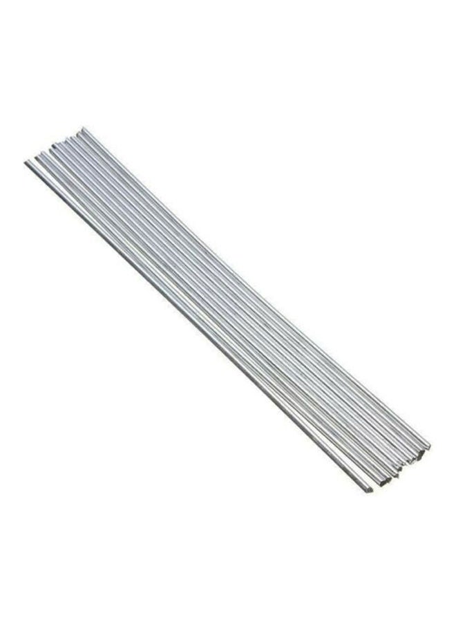 NIBEMINENT 10-Piece Welding Aluminum Rod Silver - Image 1