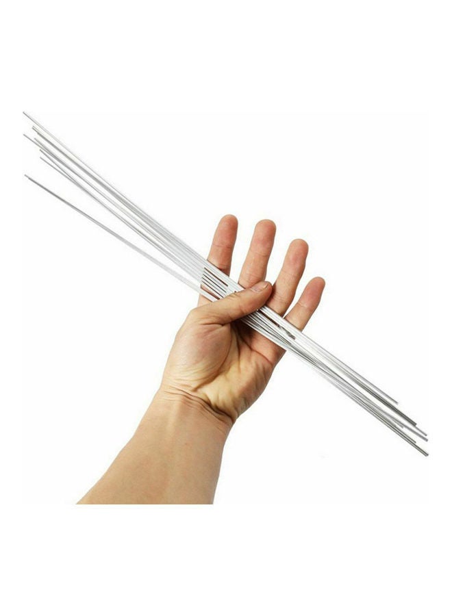 NIBEMINENT 10-Piece Welding Aluminum Rod Silver - Image 3