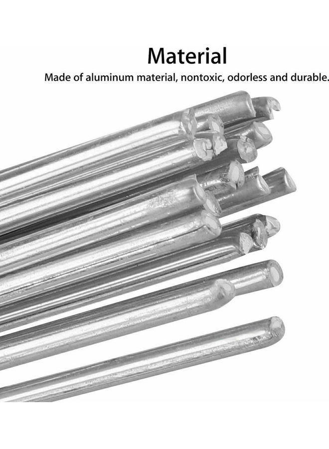 NIBEMINENT 10-Piece Welding Aluminum Rod Silver - Image 5