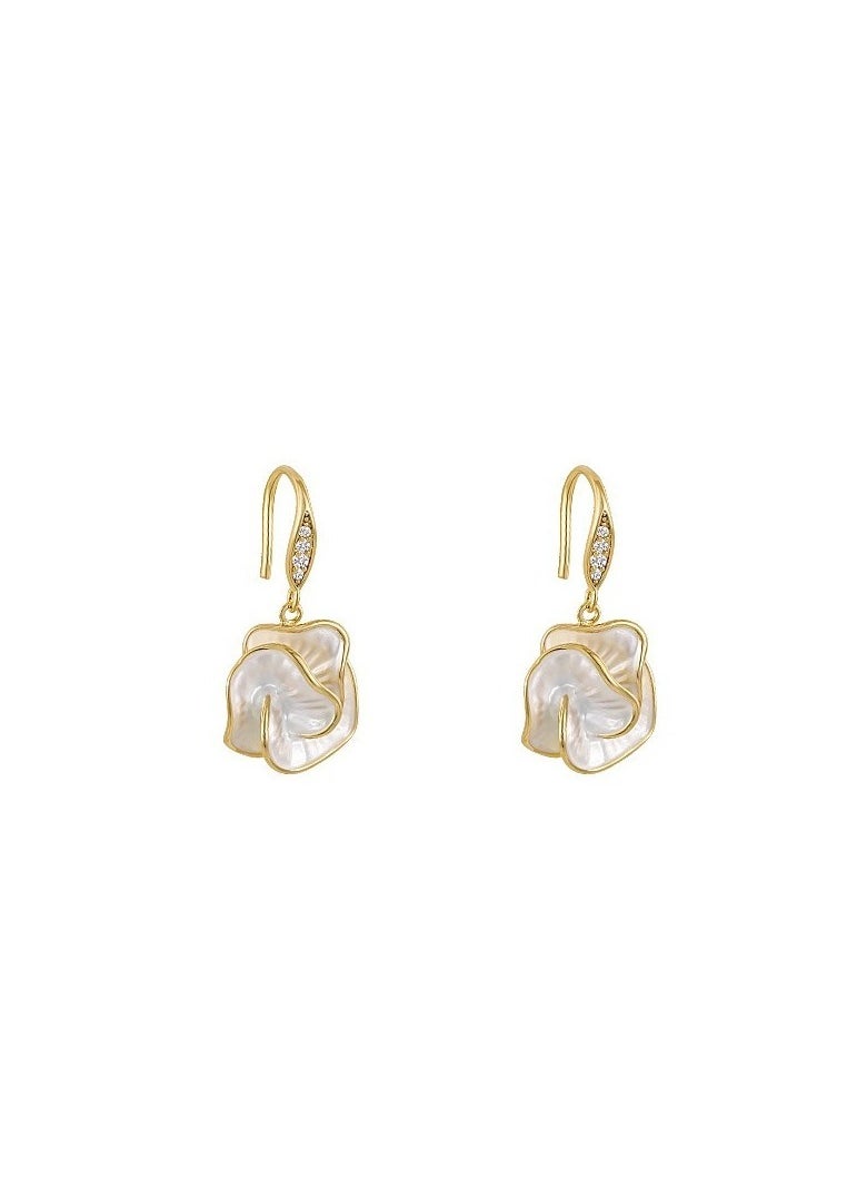 xozgdovg French camellia earrings  - Image 1