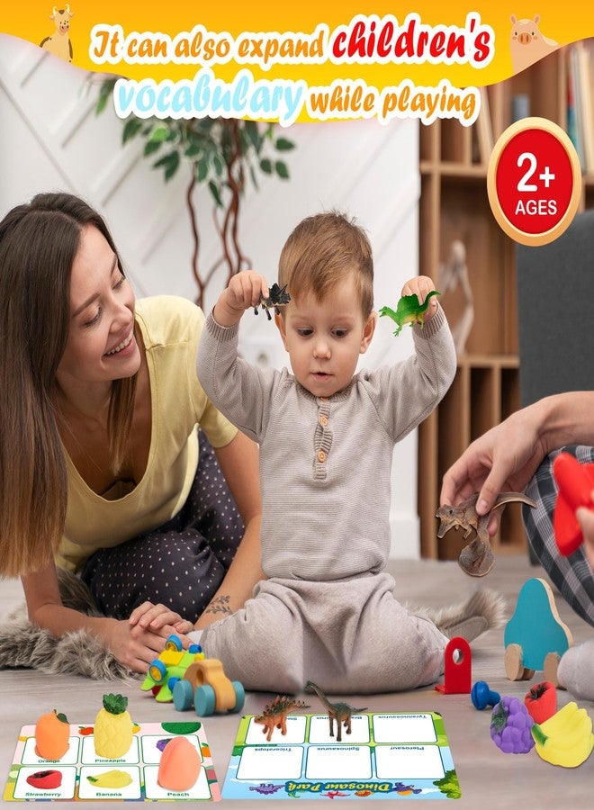 Nicella Sorting Toys for Toddlers, Learning Education Toys Montessori, Multiple Theme Playset, Fine Motor Skills Games, Preschool Learning Activities Sensory Toys for 2+ Year Old Kids Boys and Girls - Image 5