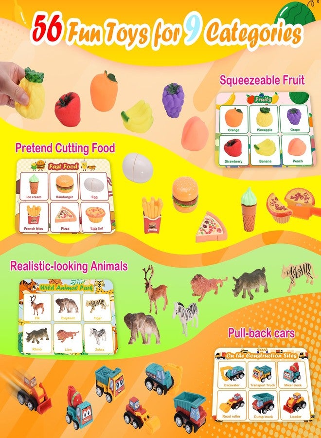 Nicella Sorting Toys for Toddlers, Learning Education Toys Montessori, Multiple Theme Playset, Fine Motor Skills Games, Preschool Learning Activities Sensory Toys for 2+ Year Old Kids Boys and Girls - Image 3