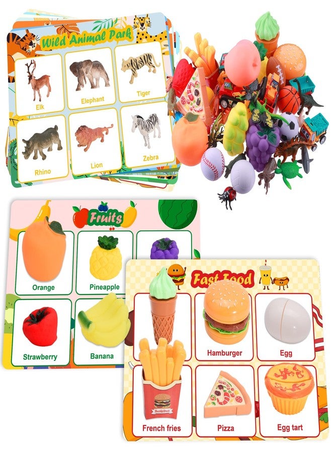 Nicella Sorting Toys for Toddlers, Learning Education Toys Montessori, Multiple Theme Playset, Fine Motor Skills Games, Preschool Learning Activities Sensory Toys for 2+ Year Old Kids Boys and Girls - Image 1
