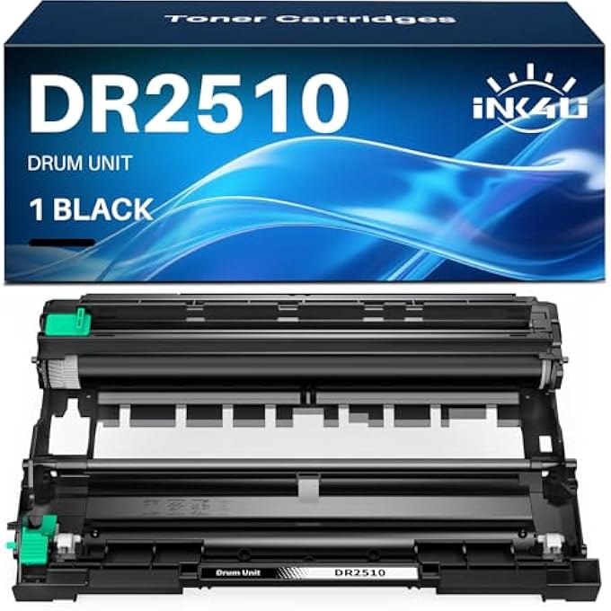 DR2510 DRUM UNIT COMPATIBLE FOR BROTHER DR 2510 DRUM FOR DCP-L2665DW L2660DW L2620DW L2627DW, HL-L2400DWE L2445DW, MFC-L2835DW L2860DWE L2827DW PRINTER (15,000 PAGES, TONER NOT INCLUDED) - Image 2