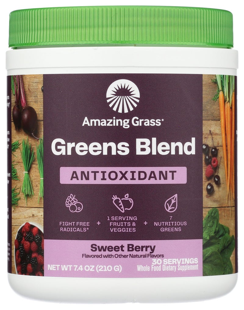 Amazing Grass Sweet Berry Antioxidant Superfood Powder, 7.4 OZ - Image 1