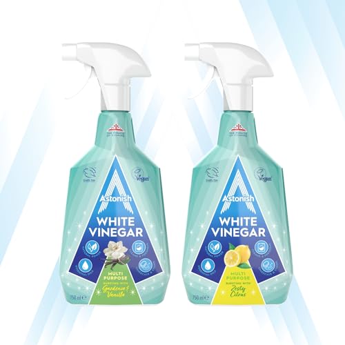 Astonish Multipurpose Cleaning Spray with White Vinegar, Powerful Cleaning for Surfaces, Zesty Lemon Scent, 750ml - Image 4