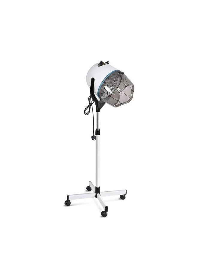 Viva Professional White Hooded Hair Dryer Stand Machine | Portable & Adjustable Salon Spa Dryer with Even Airflow - Image 1