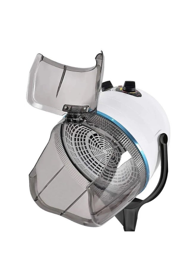 Viva Professional White Hooded Hair Dryer Stand Machine | Portable & Adjustable Salon Spa Dryer with Even Airflow - Image 3