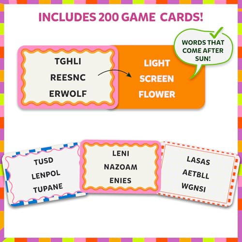 Gouda Games Cryptic Categories – Quick-Thinking Brain Game, Fast-Paced Word Unscramble Card Game for Kids, Teens & Adults, Perfect for Game Nights, Gift for Ages 10, 11, 12 and Up, 3-8 Players - Image 5