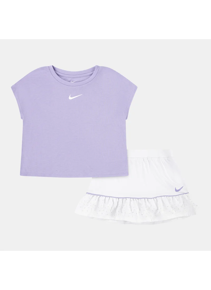 Nike Kids' Sunny Swoosh Scooter T-Shirt and Skort Set