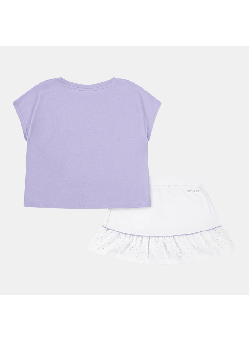 Nike Kids' Sunny Swoosh Scooter T-Shirt and Skort Set