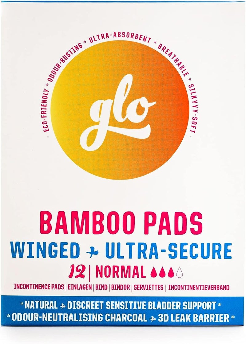 FLO glo Organic Bamboo Light Incontinence Pads Ultra for Sensitive Bladders Periods Superior Leak Protection and Comfort Men Women Ostomy Absorbent Pads Unscented Breathable 12 Count - Image 3
