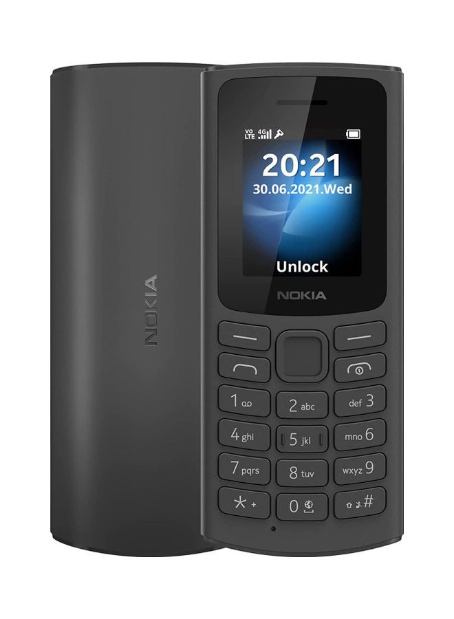نوكيا 105 4G ثنائي الشريحة باللون الأسود - Image 1