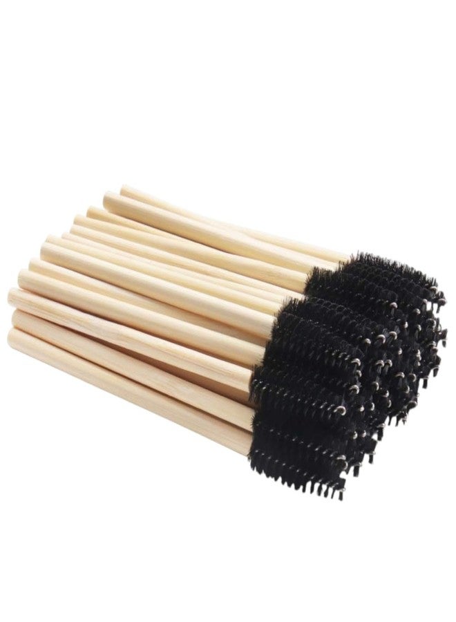 MeSkin Disposable Bamboo Mascara Wands - Pack of 10 Eyelash Brushes for Lash Extensions and Makeup Application (Pack of 10) - Image 1