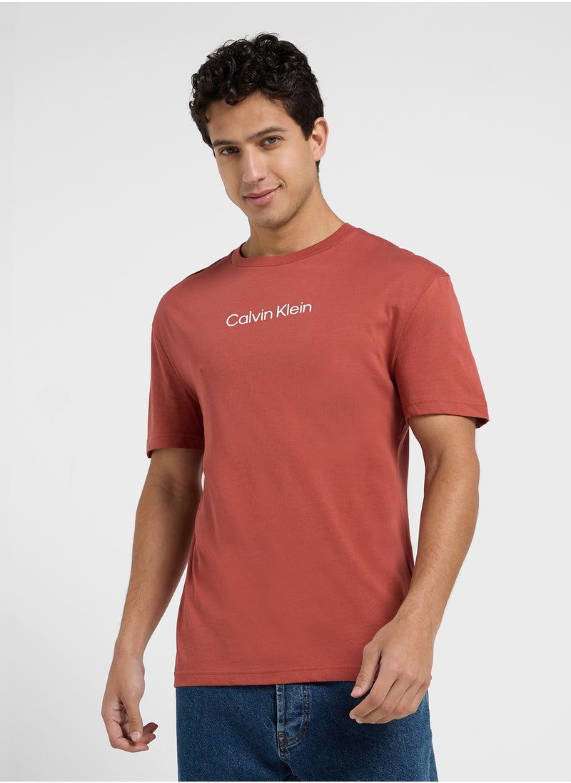 CALVIN KLEIN - Hero Regular Fit Logo T-Shirt - Image 1