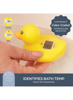 dreambaby Duck Baby Bath Thermometer - Instant Read Digital Thermometer For Water And Room Temperature - Floating Baby Bath Toy - Newborn Must-Have  - Image 3