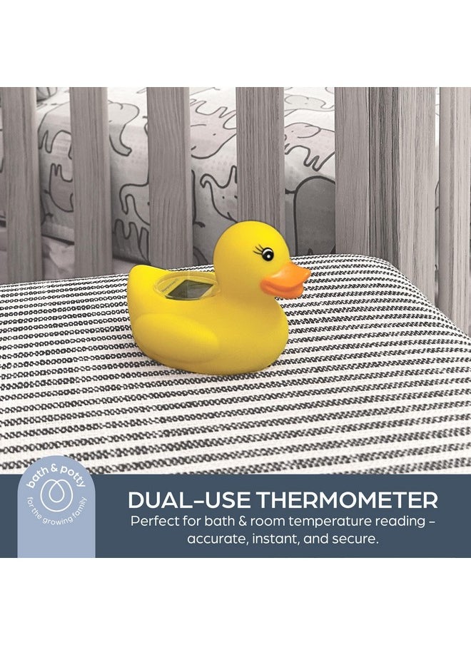 dreambaby - Duck Baby Bath Thermometer - Instant Read Digital Thermometer For Water And Room Temperature - Floating Baby Bath Toy - Newborn Must-Have - Image 1