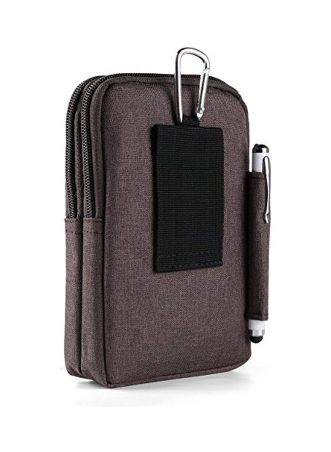 NIBEMINENT Protective Pouch For Motorola Moto G Plus/Moto XT/Moto E/Moto G/Moto Z Play/Motorola Nexus 6 / Droid Turbo/Moto X Brown - Image 2