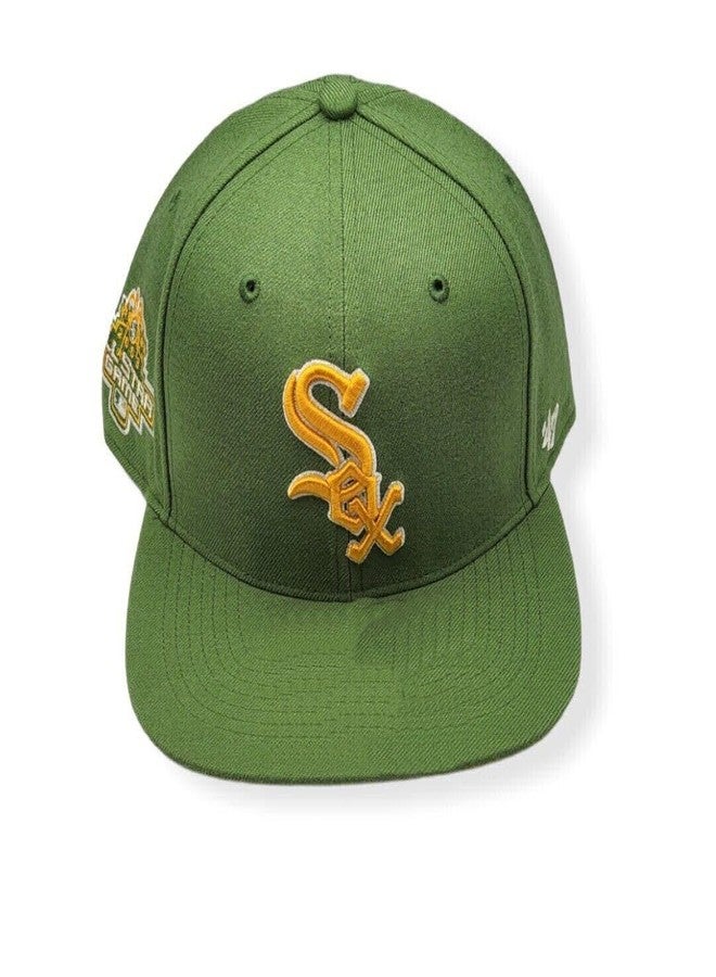 47 '47 Brand Fatigue Green ASG Sure Shot Captain Adjustable Cap - MLB, Structured Flat Bill Baseball Hat, Green, One size - Image 1
