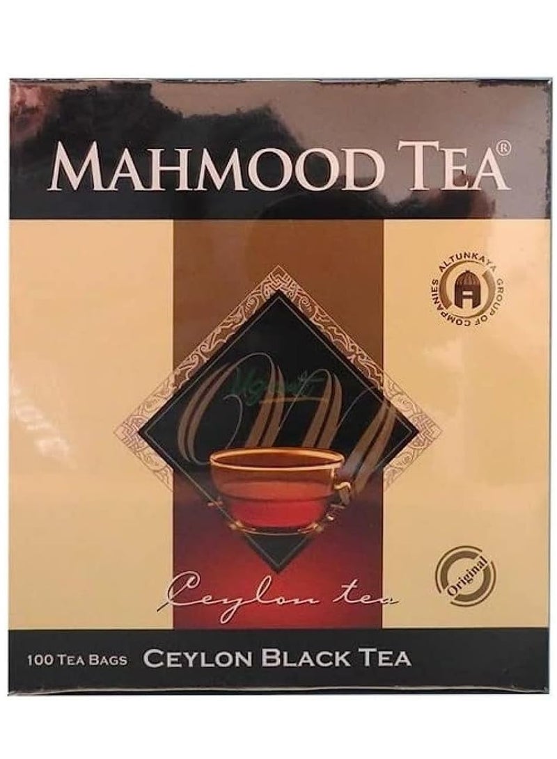 MAHMOOD CEYLAN TEA WITH CARDAMOM 100 TEA BAGS