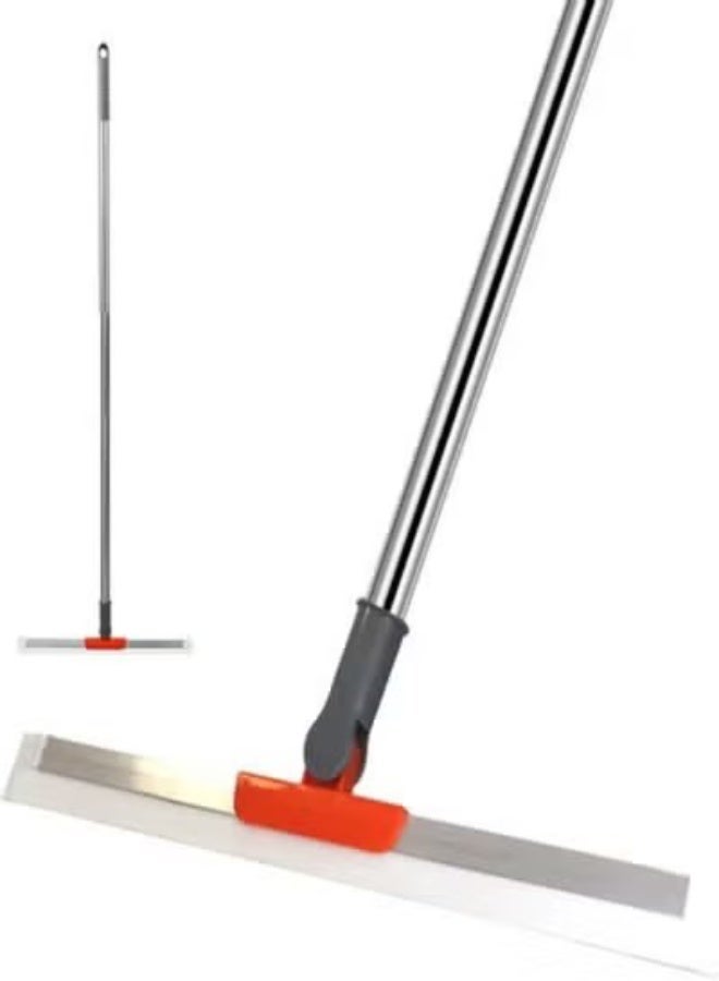 DMG TECH Silicone Bathroom Squeegee with Extendable Rod | 14" Small Floor & Glass Wiper for Shower, Mirror & Tight Spaces – UAE Cleaning Tool - Image 1
