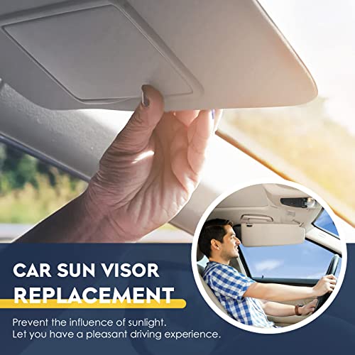 PetMigo Right Passenger Side Sun Visor with Light Fit for Nissan Altima 2013 2014 2015 2016 2017 2018, Without Sunroof Replaces for 96400-3TA2A Beige - Image 5