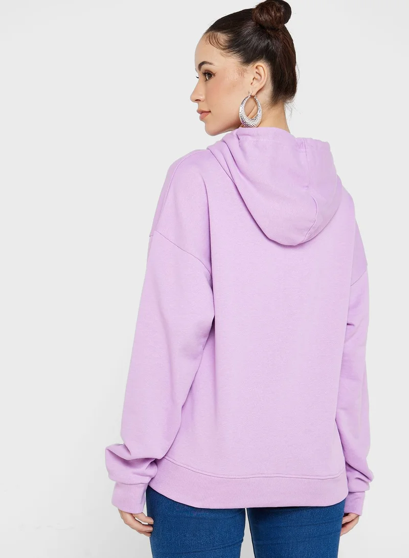 Ginger Graphic Embossed Hoodie