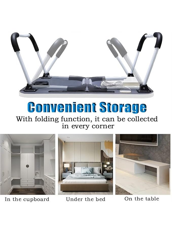 Foldable Laptop Desk Bed Tray with Storage Drawer Cup Holder and USB Port, Multi Function Lap Desk for Working Reading and Study - Image 2