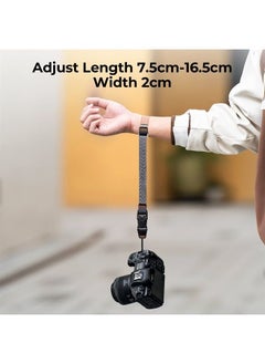 K&F Concept Camera Wrist Strap for Photographers, Adjustable Nylon Camera Hand Strap Compatible with Sony Canon Nikon Fuji DSLR SLR Mirrorless Camera  - Image 4