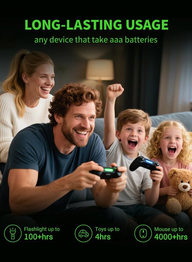 EBL Rechargeable AAA Batteries (16-Counts) Ready2Charge 1100mAh Ni-MH Battery - Image 2