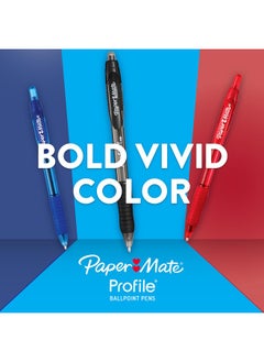 Paper Mate Profile Retractable Ballpoint Pens, Bold Point (1.4Mm), Black, 12 Count  - Image 5
