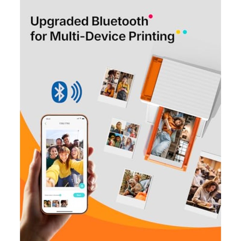 M110 4x6 inch, 80 Sheets Portable for iPhone, Thermal Sublimation Bluetooth with 60 Sheets of 6 Inch and 20 Paper - Image 3