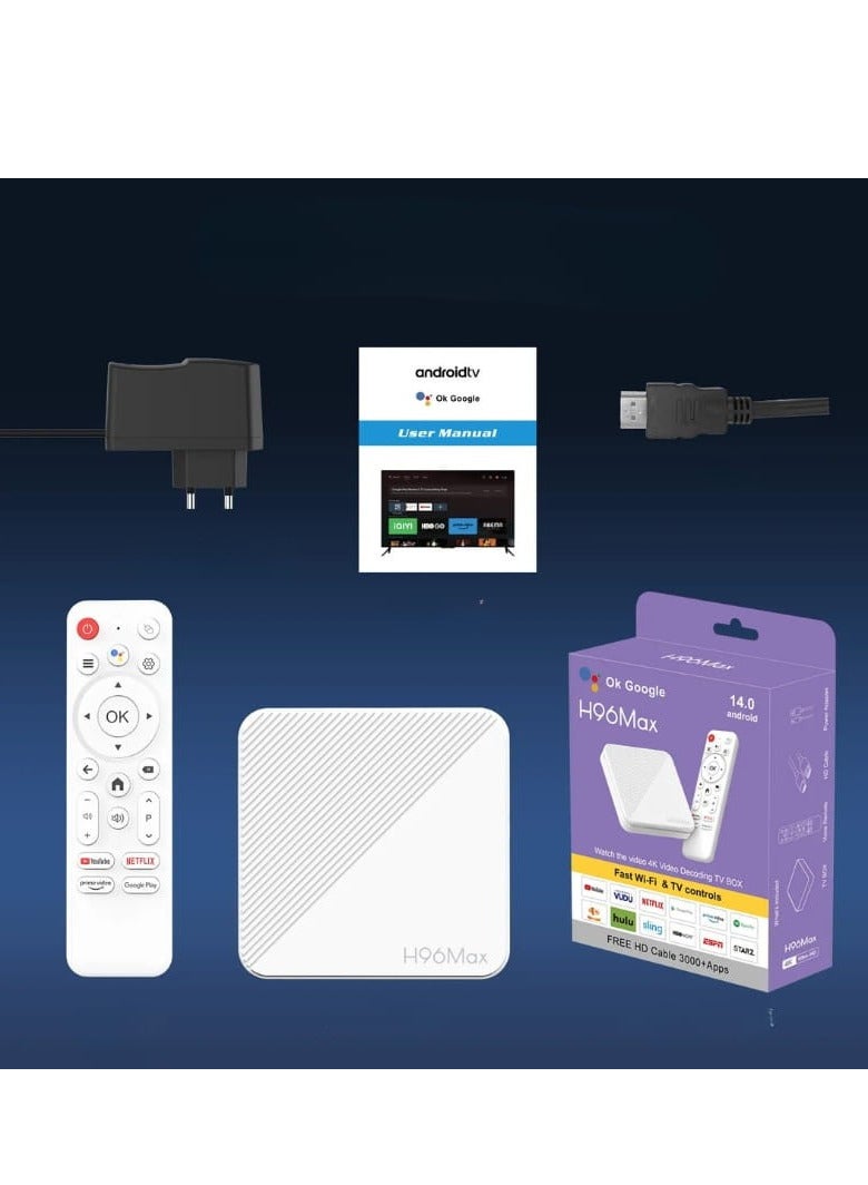 H96 Max H96 Max H313 4K 2GB/16GB Android 14 Branco - Android TV  - Image 3