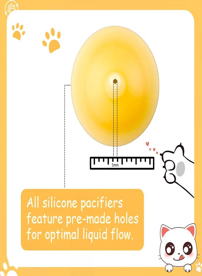 Xuandea 10 Packs Pet Silicone Nursing Nipple for Replaceable teats Mini and Syringes, Puppies,Silicone Kitten Pacifier,Kitten Feeding Syringe,Kitten Supplies,(Mini+Original) - Image 3